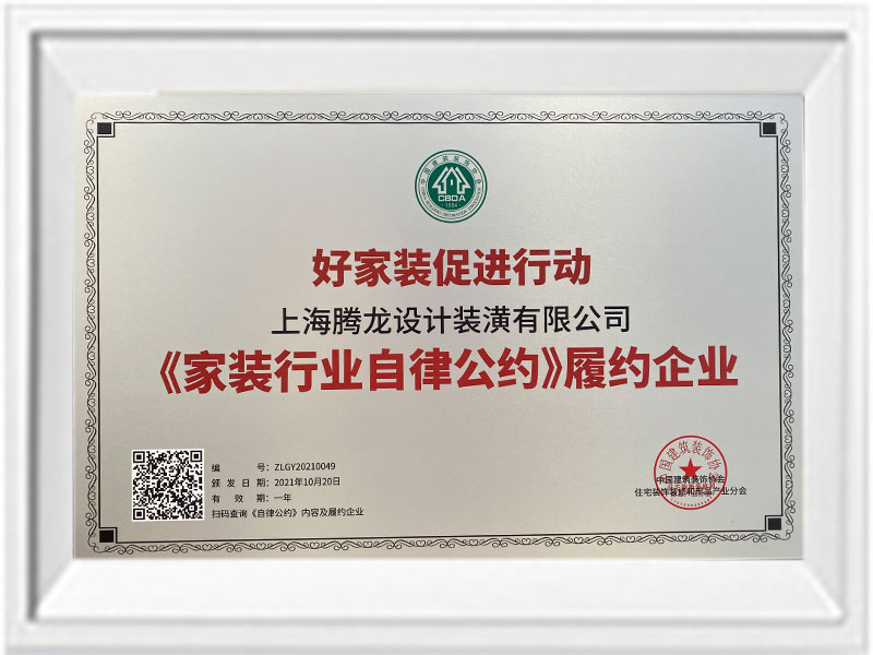 腾龙别墅设计权威资质与行业荣誉证书
